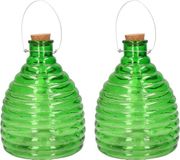 Svenska Living Wespenval - Set van 2 stuks - Groen - Glas