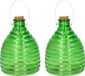 Svenska Living Wespenval - Set van 2 stuks - Groen - Glas