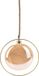 Merkloos Bol Decoratieve glazen bol met LED-verlichting, Ø 15 cm, goud, Glas