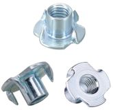 T-Nuts Set van 100 Stuks - 1/4"-20 Schroefdraad pour Bois et Poignées d'escalade