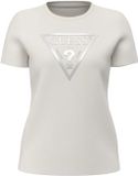 Guess T-shirt dames New Cn Basic Triangle Wit Katoen XL