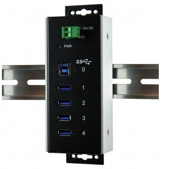 Exsys EX-1185HMVS-WT - Interface Hub - 4x USB 3.1 Gen 1 - Zwart