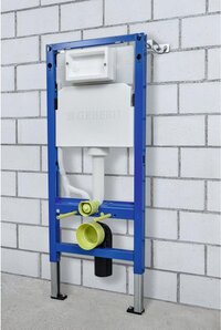 Geberit DuofixBasic UP100 Delta inbouwreservoir voor wand wc - 112cm - 12cm - wandankers
