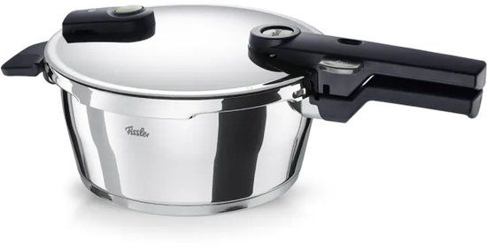 Fissler Snelkookpan - Saliegroen 22 cm 3,5 Liter Inductie Geschikt