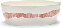 Serax - Ottolenghi Feast - Saladeschaal - Wit/Rood - 28 cm