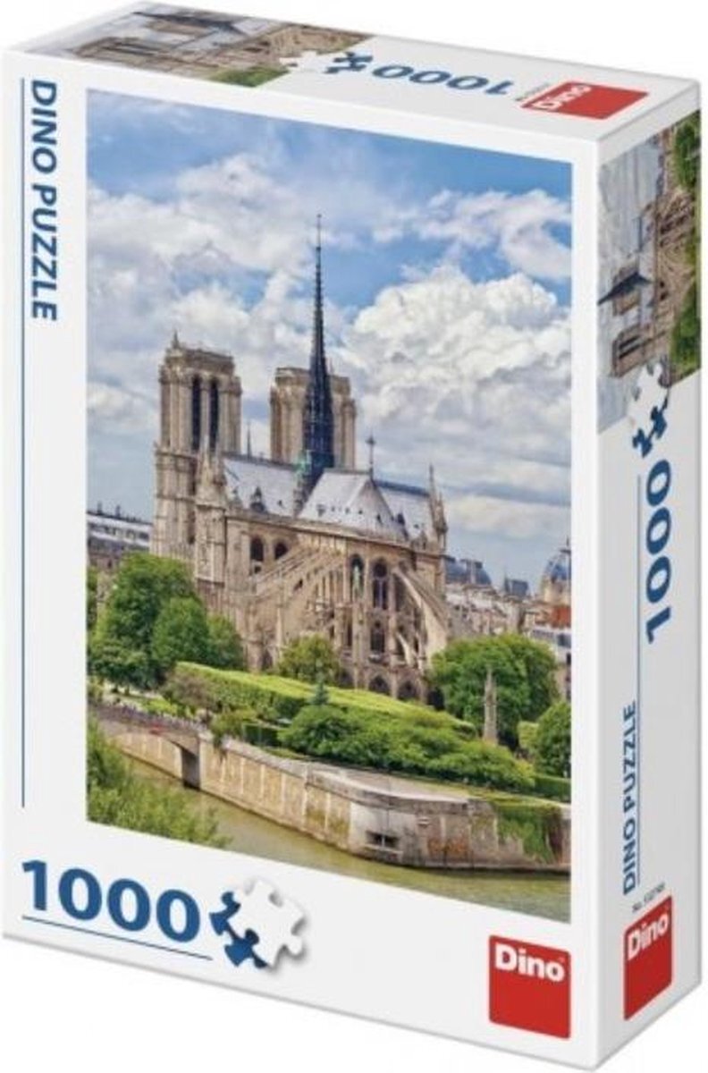 Dino Toys Puzzel Kathedraal Notre-Dame Parijs 1000 Stukjes