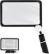 Set de 5 loupes LED, rectangulaire, pliable, pour seniors