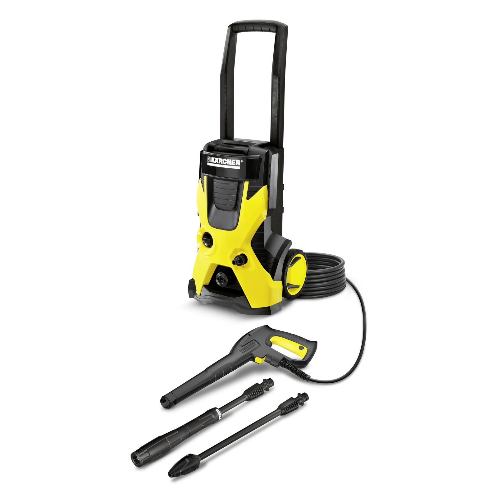 Kärcher K 5 BASIC Electric Pressure Washer - 500 L/u, 2100 W - Black, White, Yellow
