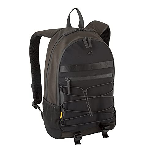 camel active Austin, rugzak voor heren, vrijetijdsrugzak, grijs, 33x15x40, Rugzak