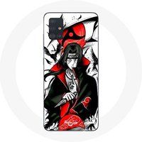Maniacase Samsung Galaxy A51 4G Itachi Uchiwa Naruto Anime Teaser