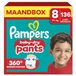 Pampers Baby-Dry Pants maat 8 (19+ KG) - 136 luierbroekjes - Voordeelverpakking