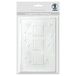 Ursus 55750007 - Set de cartes de vœux Cœurs de fête, 5 cartes avec enveloppes, blanc, env. 12,5 x 18 cm, pour la conception de cartes individuelle