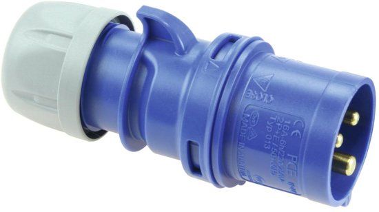 PC ELECTRIC CEE Plug 16A 3pin bu