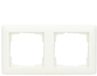 Gira Standard 55 Afdekraam 2-voudig Wit