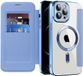Techsuit SmartMag Book Case iPhone 12 Pro Max Lichtblauw