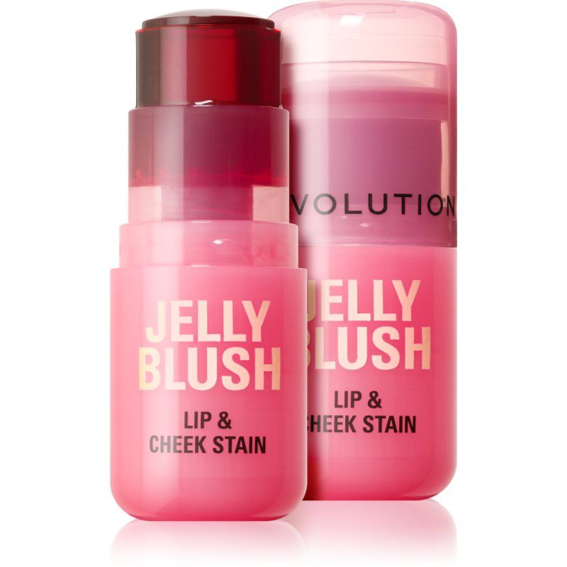 Revolution Beauty Jelly Blush Stick Lip and Cheek Stain 5.5g Peach Orange