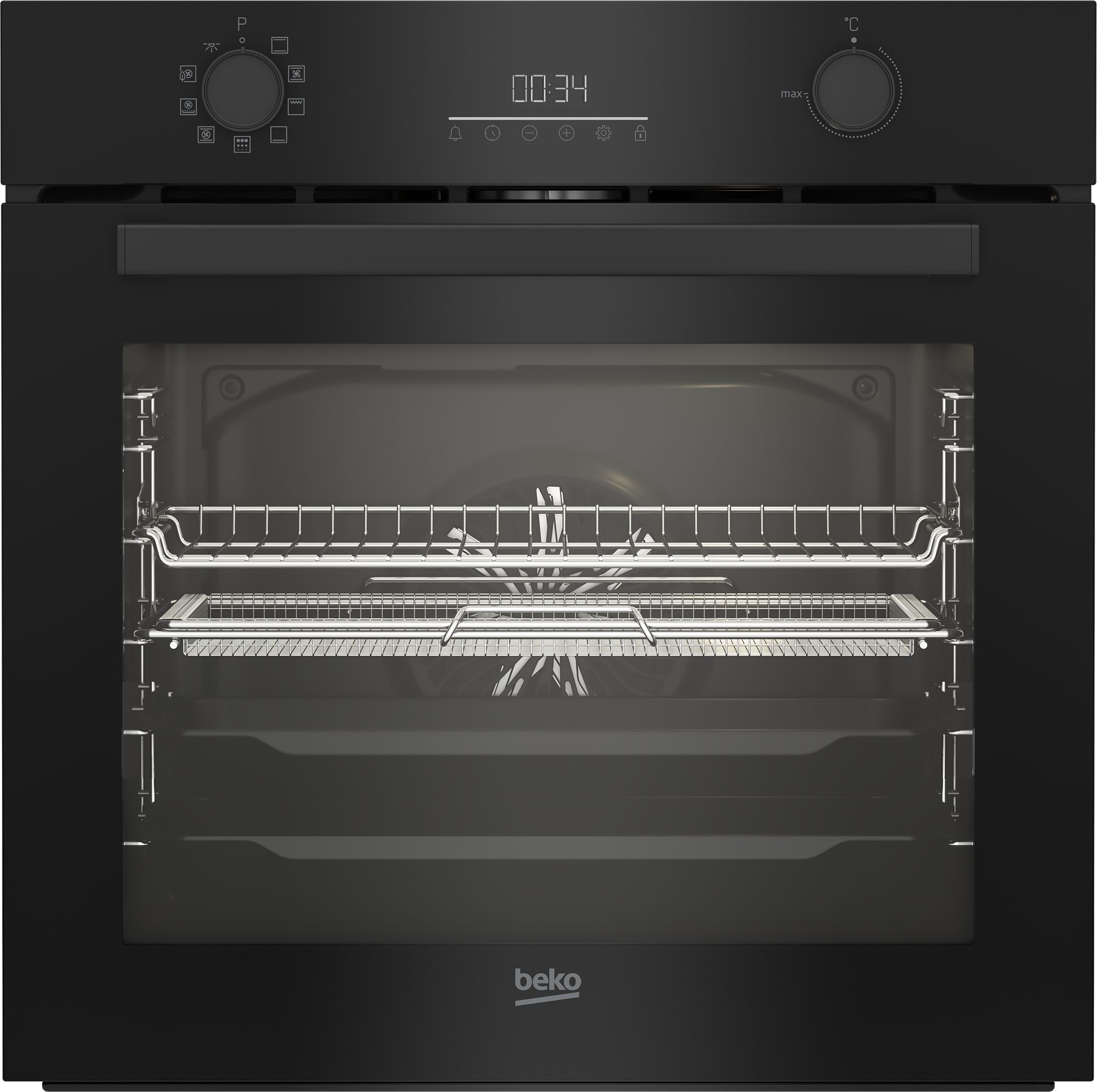 Beko BBIM173001BPE - Inbouwoven - Zwart