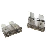 5 SeKi 5 stuks platte zekeringen ATO standaard 2A grijs 19mm 32V/DC voor boot caravan