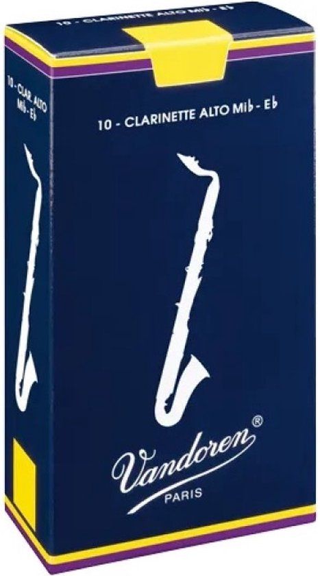 Vandoren Alt Klarinet Rieten Traditional 2.5 - 10 Stuks Verpakking