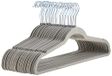 Amazon Basics Smalle en antislip kleerhangers voor overhemden/kostuum/kostuum, verpakking van 30 stuks, grijs