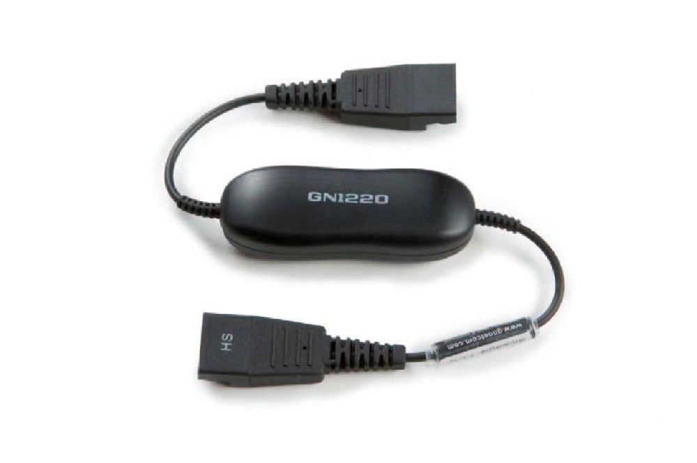 Jabra GN 1220 - Headset - Zwart - 0.8 m