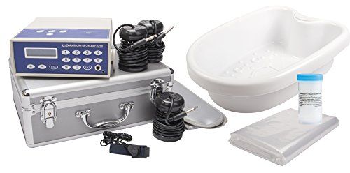 chi-enterprise Detox Ion Cleanser Galvano set in ALU servicekoffer voetelektrolyse/voetenbad