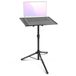 Pyle Laptopstand, Projectorstand, PC Standaard, Draagbare Studiostandaard voor DJ-Apparatuur, Met Verstelbare Hoogte, Zwart