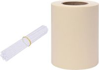 vidaXL Privacystrip 70x0,19 m pvc crèmekleurig