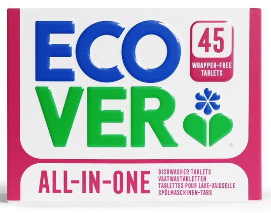 Ecover All-in-One Vaatwastabletten - 45 stuks