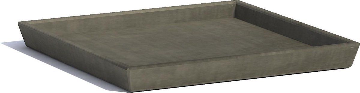 Ecopot Rotterdam Onderschaal - 21 x 21 cm - Taupe