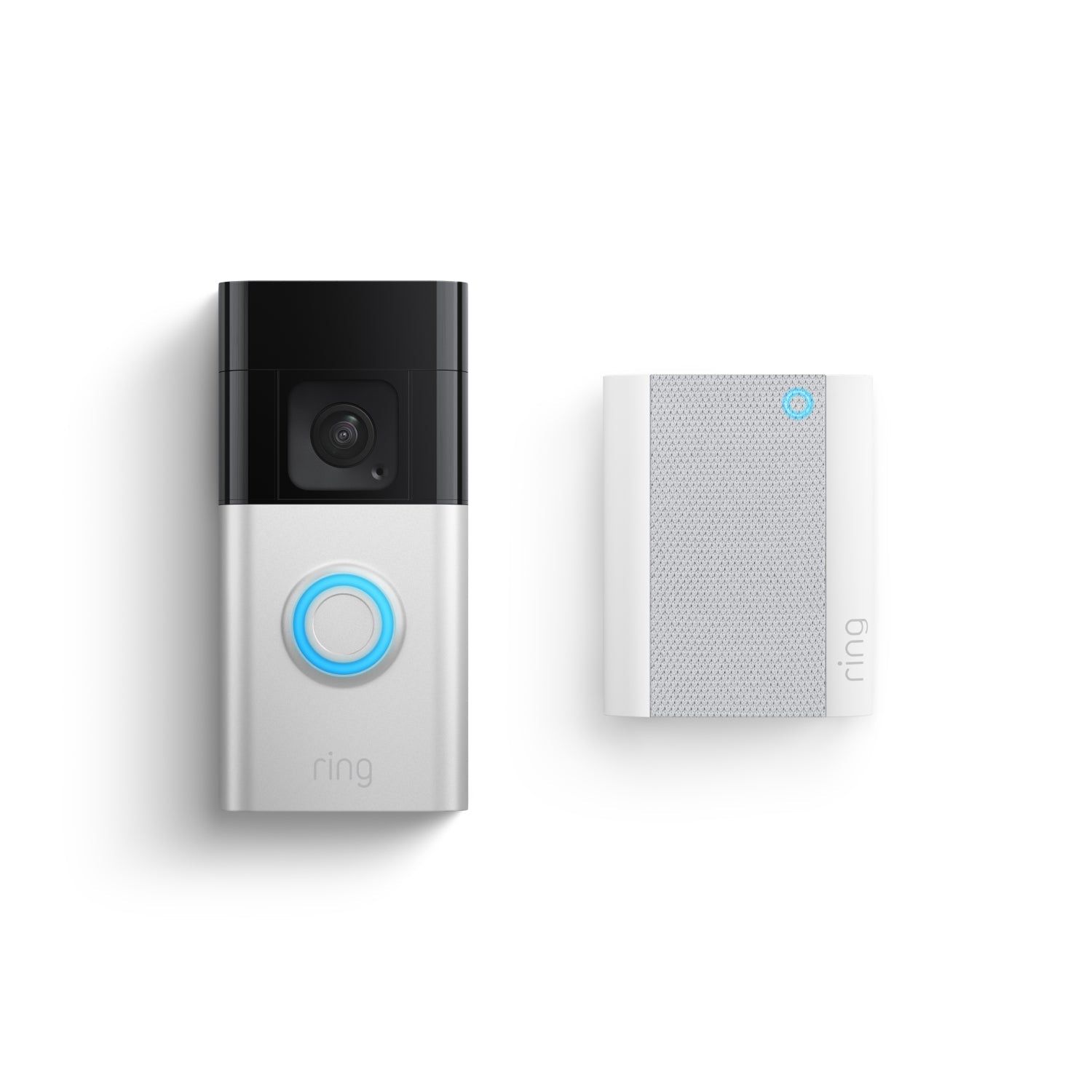 Ring Battery Video Doorbell Plus - Satin Nickel - 1536p HD+ - Wireless