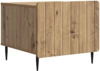 vidaXL Salontafel Artisanaal eiken 49 x 50 x 42 cm Bewerkt hout