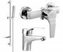 Mexen Caro DF72 doucheset, chroom