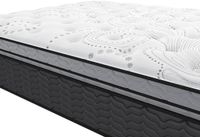 Vente-unique Bedbodem 140 x 190 cm Natuurlijk Licht Hout + Hybride Pocketveringmatras 30 cm GAMIANI