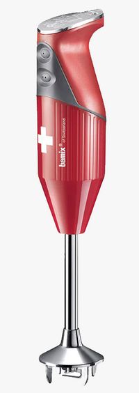 Bamix Swissline Staafmixer - Kersenrood - 2 Snelheden