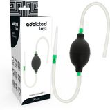 Addicted Toys Black Enema - Anaal Douche - 2-slangen systeem - Transparant - 3-delig