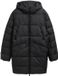 Tom Tailor Pufferparka met capuchon Heren Maat XXL Black