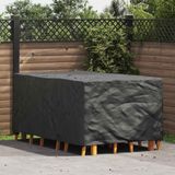 vidaXL Loungesethoes Zwart 143 x 225 x 90 cm