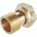 SOMATHERM FOR YOU - 2 stuks geborsteld messing aansluiting voor teller - Draaimoer 20/27 - Mannelijk 20/27