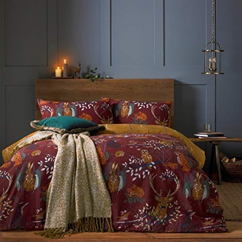Furn Forest Fauna Kingsize Dekbedovertrekset - Roest