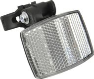 Fischer MTS MarkenTechnikService Vooropbouwlampje voor fiets, Transparant/Wit/Zwart