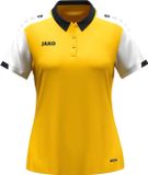 Jako Dynamic Polo Dames - Geel / Wit / Zwart | Maat: L
