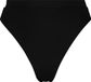 Nike Swim HIGH WAIST Dames Bikinibroekje - Zwart - Maat L