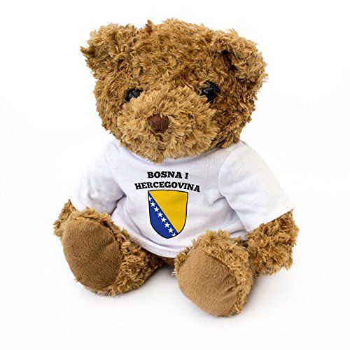 London Teddy Bears NX-JVD4-UYT6 Bosnië en Bosnië Vlag, bruin