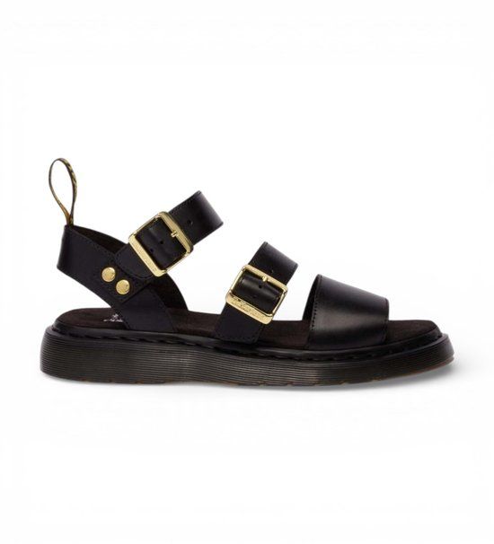 Dr Martens Gryphon Atlas Leren Sandalen Zwart
