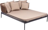 Maxx-garden Loungebed Estrella Extase - Sunlounger - Tweepersoons ligbed incl. buitenkussens en matras - 140x180x70 cm - Cappuccino