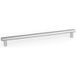Viefe MOON Poignée de meuble en aluminium, aspect acier inoxydable - 320 mm