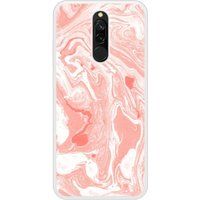 Redmi Bedrukt siliconen hoesje compatibel met Redmi Note 8 Marbre Rose