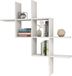 Homemaniac Wandschap Boite 125x22x125 cm wit