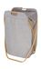 möve Bamboo opvouwbare wasmand, grijs, 39 x 46 x 66 cm